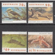 Australia - Correo 1993 Yvert 1322/25 ** Mnh Fauna