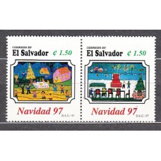 Salvador - Correo 1997 Yvert 1327/8 ** Mnh  Navidad