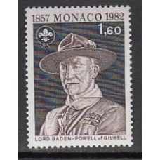 Monaco - Correo 1982 Yvert 1334 ** Mnh   Boy Scouts