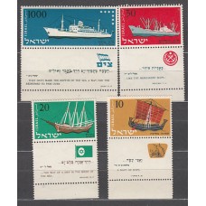 Israel - Correo 1958 Yvert 134/7 ** Mnh Barcos