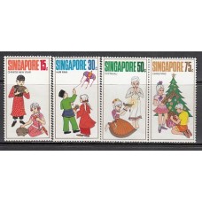 Singapur - Correo Yvert 134/7 ** Mnh  Fiestas