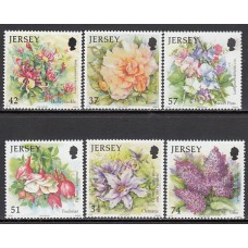 Jersey - Correo 2007 Yvert 1346/51 ** Mnh Flores