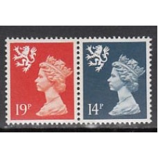 Gran Bretaña - Correo 1988 Yvert 1346a+1349a ** Mnh Isabel II
