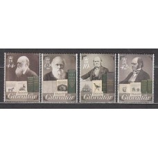 Gibraltar - Correo 2009 Yvert 1349/52 ** Mnh Charles Darwin