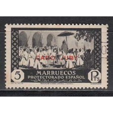 Cabo Juby Sueltos 1935 Edifil 77 usado