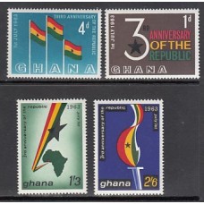 Ghana - Correo 1963 Yvert 135/8 ** Mnh