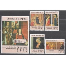 Grenada-Grenadines - Correo Yvert 1350/3+H.246 ** Mnh Navidad