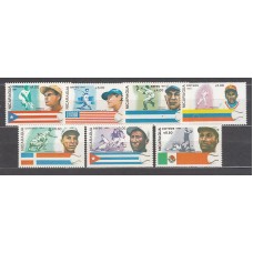 Nicaragua - Correo 1984 Yvert 1351/4 + A 1077/9 ** Mnh Deportes