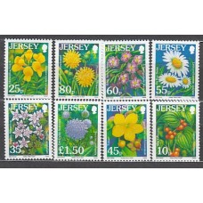 Jersey - Correo 2007 Yvert 1352/9 ** Mnh Flores