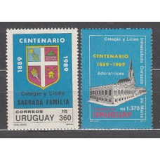 Uruguay - Correo 1991 Yvert 1354/5 ** Mnh Escudos
