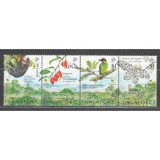 Singapur - Correo Yvert 1358/61 ** Mnh   Fauna y flora