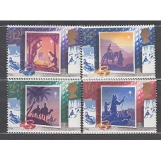 Gran Bretaña - Correo 1988 Yvert 1358/62 ** Mnh Navidad