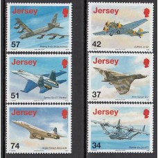 Jersey - Correo 2007 Yvert 1360/5 ** Mnh Aviones