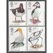 Gran Bretaña - Correo 1989 Yvert 1363/6 ** Mnh Fauna aves