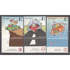 Israel - Correo 1997 Yvert 1367/9 ** Mnh  Seguridad en ruta