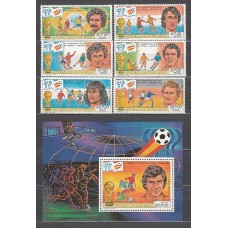 Guinea Bissau - Correo Yvert 137/40+A.64/5+H.27 ** Mnh  Deportes fútbol