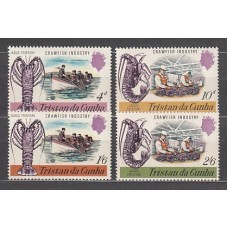 Tristan da Cunha - Correo Yvert 137/40 ** Mnh  Fauna