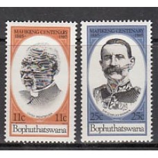 Bophuthatswana - Correo Yvert 137/8 ** Mnh  Personajes