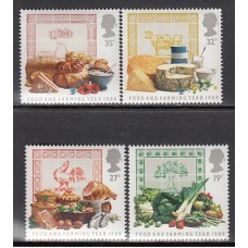 Gran Bretaña - Correo 1989 Yvert 1372/75 ** Mnh Gastronomía