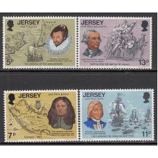 Jersey - Correo 1976 Yvert 138/41 ** Mnh Independencia EEUU