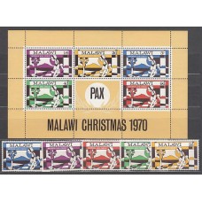 Malawi - Correo Yvert 138/42+Hb 20 ** Mnh  Navidad