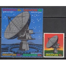 Singapur - Correo Yvert 138/42 ** Mnh Telecomunicaciones