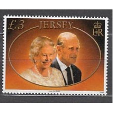 Jersey - Correo 2007 Yvert 1383 ** Mnh Isabel II y Ferlipe