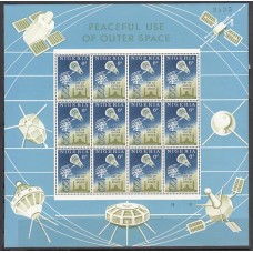 Nigeria - Correo Yvert 139/40 Mini hoja ** Mnh   Astro