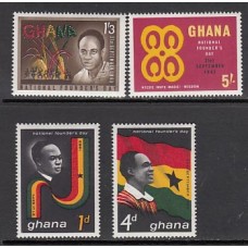 Ghana - Correo 1963 Yvert 139/142 ** Mnh