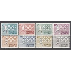 Maldives - Correo Yvert 139/46 ** Mnh  Olimpiadas de Tokio