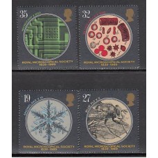 Gran Bretaña - Correo 1989 Yvert 1396/9 ** Mnh Microscopio