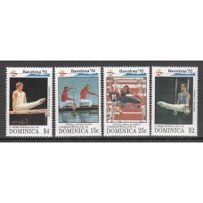 Dominica - Correo 1992 Yvert 1418/21 ** Mnh Olimpiadas de Barcelons