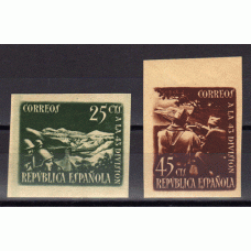 España II República 1938 Edifil 787A/8A ** Mnh