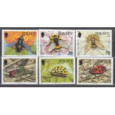 Jersey - Correo 2008 Yvert 1427/32 ** Mnh Fauna insectos