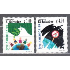 Salvador - Correo 1999 Yvert 1427/8 ** Mnh  UPAEP