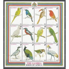Gambia - Correo 1993 Yvert 1429/40 ** Mnh  Fauna aves