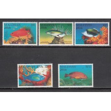 Maldives - Correo Yvert 1437/41 ** Mnh  Fauna marítima