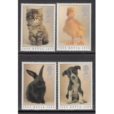 Gran Bretaña - Correo 1990 Yvert 1439/42 ** Mnh Fauna