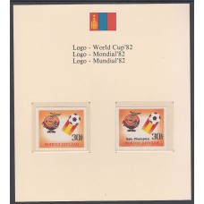 Mongolia - Correo 1986 Michel 1452/7 - 6 cartones ** Mnh  Deportes fútbol