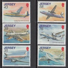 Jersey - Correo 2009 Yvert 1453/58 ** Mnh Aviones