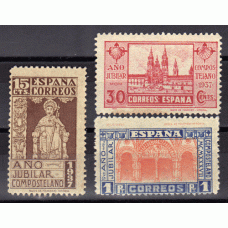 España Estado Español 1937 Año Compostelano  Edifil 833/5 ** Mnh  Normal