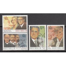 Australia - Correo 1995 Yvert 1462/65 ** Mnh Personajes. Medicina