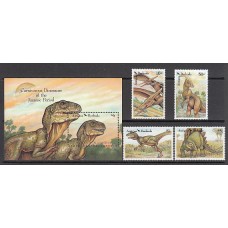 Antigua Correo Yvert 1465/8+Hb 231 ** Mnh Fauna prehistórica