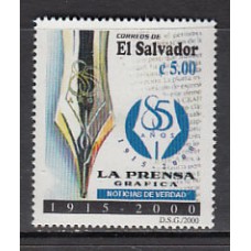 Salvador - Correo 2000 Yvert 1465 ** Mnh Prensa