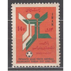 Iran - Correo 1973 Yvert 1470 ** Mnh Deportes fútbol