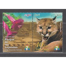 Peru - Correo 2005 Yvert 1474/5 ** Mnh Fauna