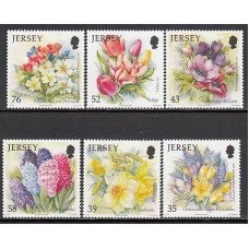 Jersey - Correo 2009 Yvert 1474/79 ** Mnh Flores