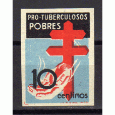 España Estado Español 1937 Pro-Tuberculosos Edifil 840s ** Mnh