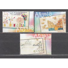 Angola Correo Yvert 1476/8 ** Mnh  Dibujos infantiles