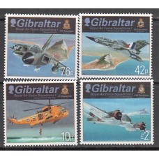 Gibraltar - Correo 2012 Yvert 1476/9 ** Mnh Aviones